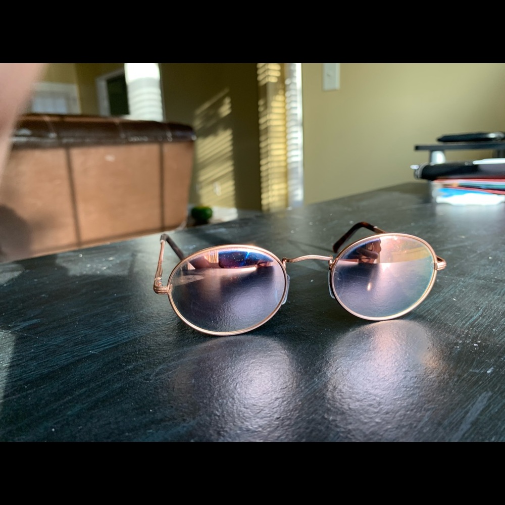 Pink Mirror Sunglasses